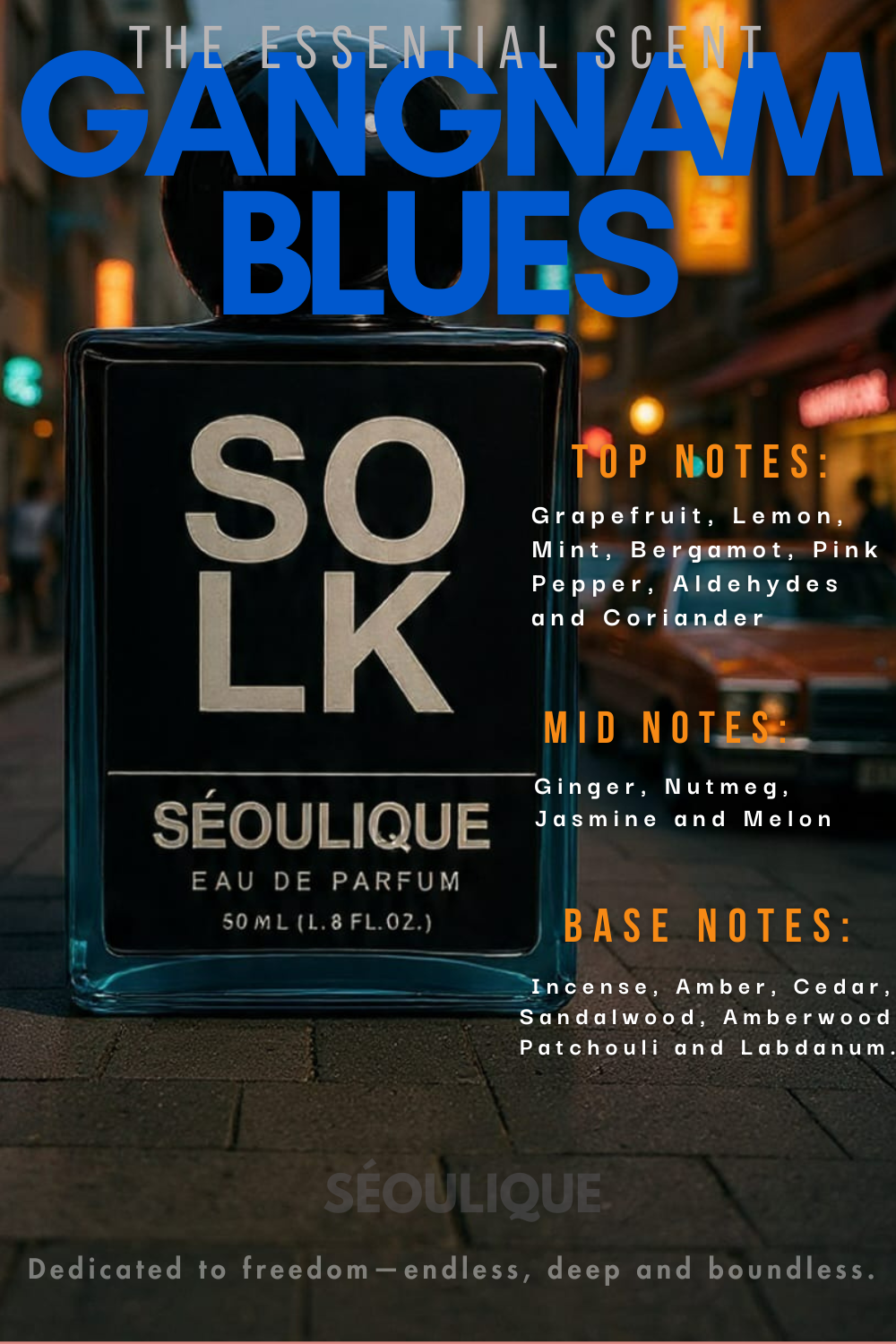 Gangnam Blues For Men - Seoulique Perfumes