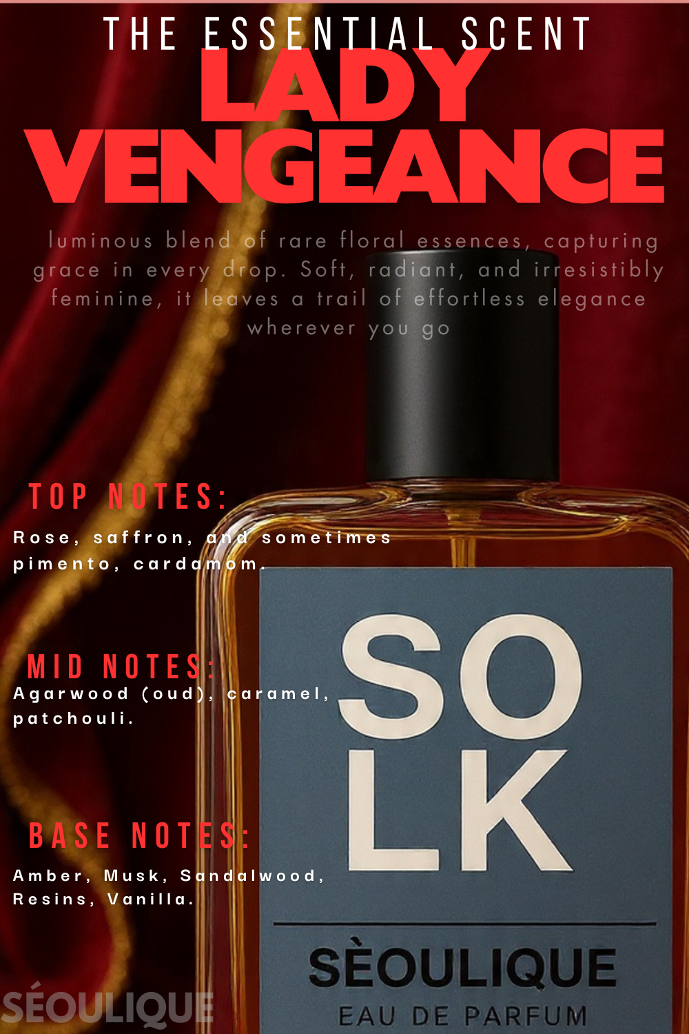Lady Vengeance  For Women - Seoulique Perfumes