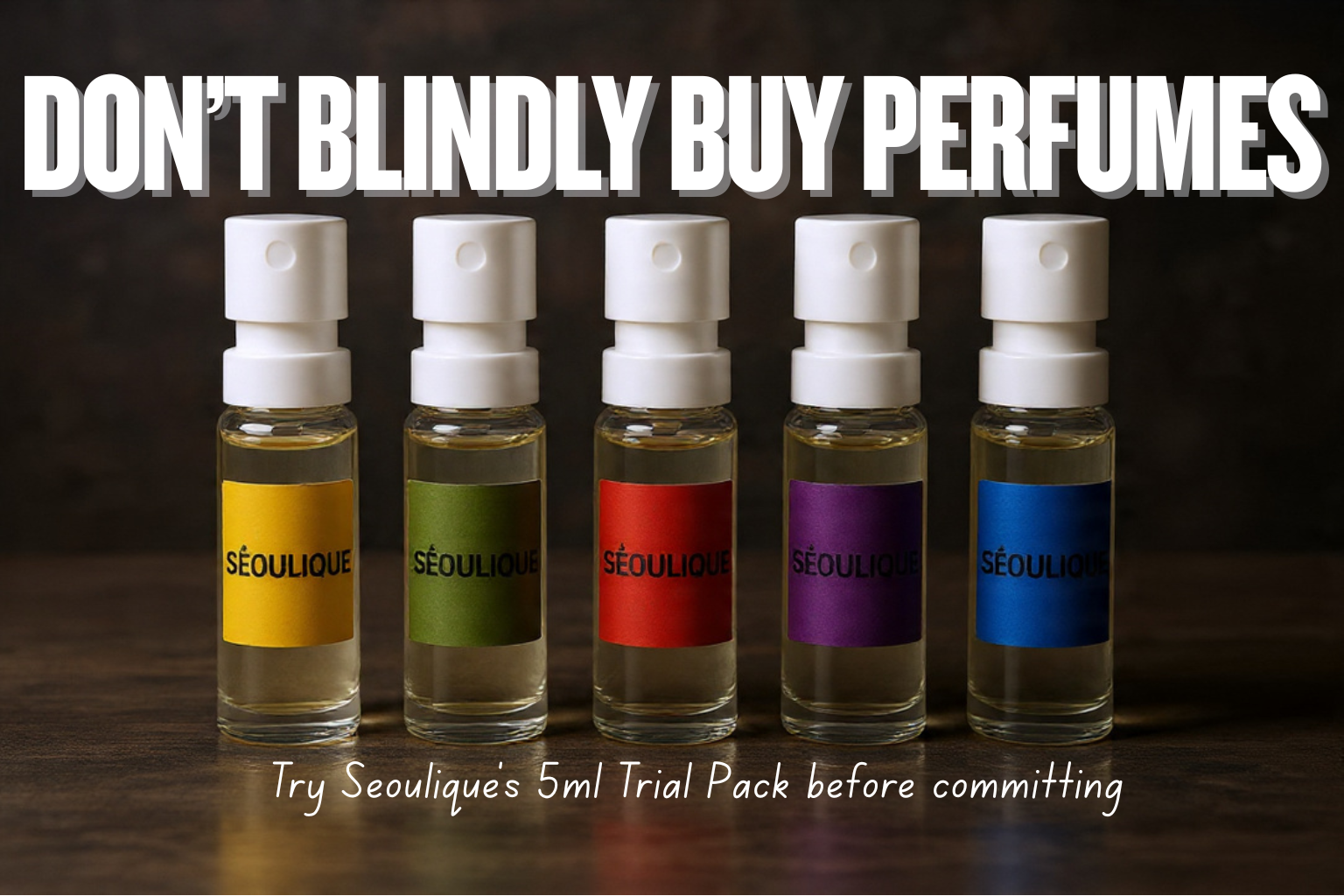 Perfume Trial Pack - Set of 5